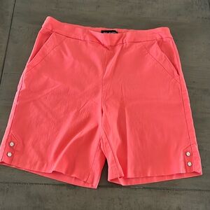 NWOT Coral Orange Stretchy Shorts